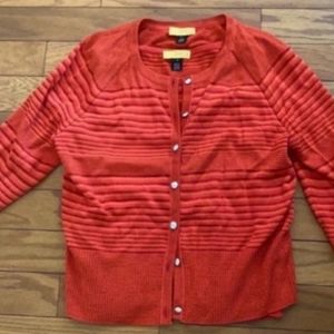 St. John SOCA Santana Knit Cardigan/Shell